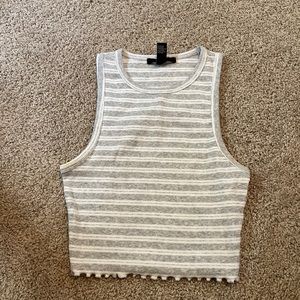 grey tank top from forever 21. size s